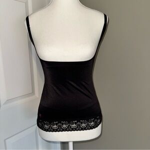 Ruby Ribbon Lace Torsette Open Bust  SL3020 Black Size Medium